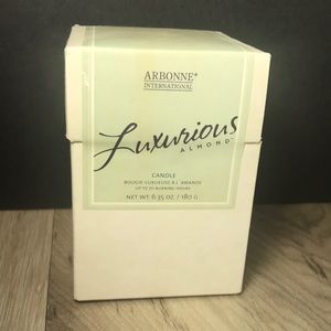 ARBONNE Luxurious Almond Candle New Sealed in Box